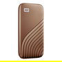 Western Digital My Passport SSD 2TB USB-C 3.2 Gen 2 - 1050 MB/s - Resistente a Golpes y Vibraciones - Oro