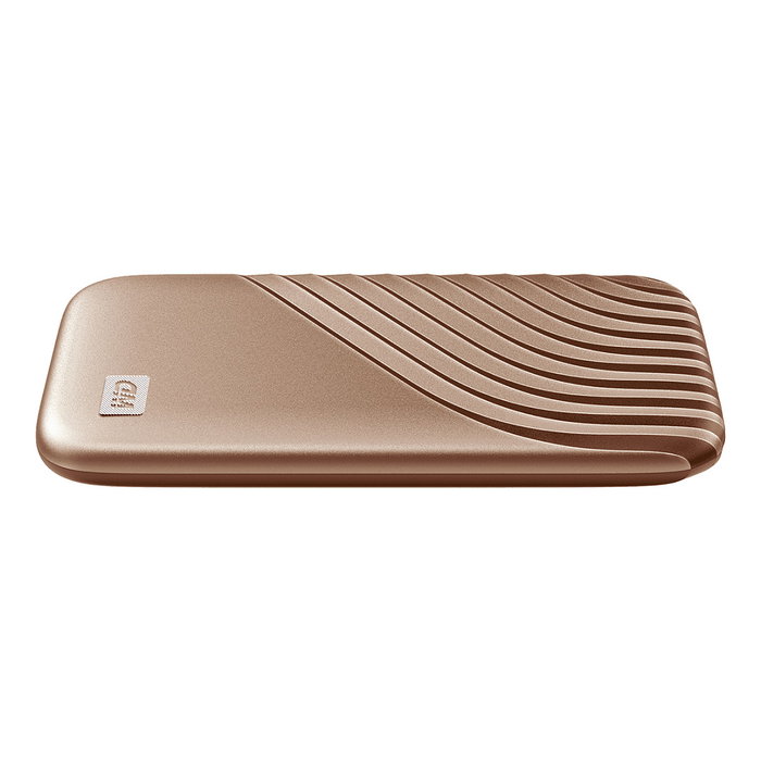 Western Digital My Passport SSD 2TB USB-C 3.2 Gen 2 - 1050 MB/s - Resistente a Golpes y Vibraciones - Oro