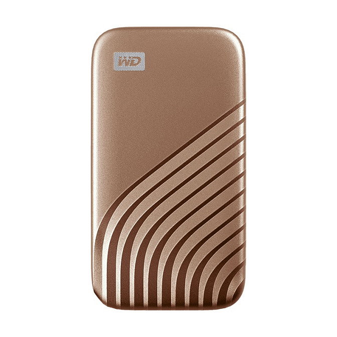Western Digital My Passport SSD 2TB USB-C 3.2 Gen 2 - 1050 MB/s - Resistente a Golpes y Vibraciones - Oro