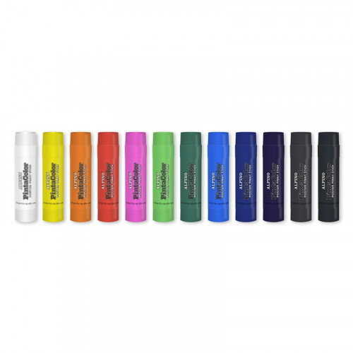 Alpino Témperas en Barra Pintacolor 12 Colores Surtidos Tapas Giratorias Alpino Témperas en Barra Pintacolor 12 Colores Surtidos Tapas Giratorias