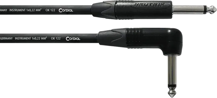 Cordial Cable de Guitarra Jack Recto/Acodado 9 Metros Cordial Cable de Guitarra Jack Recto/Acodado 9 Metros