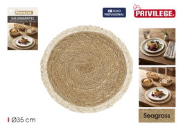 Inde Salvamantel Seagrass Red Bicolor 35 Privilege (24 Unidades) đem