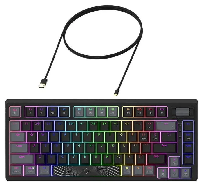 Aqirys ADARA MINI LE Teclado Mecánico Negro/Gris