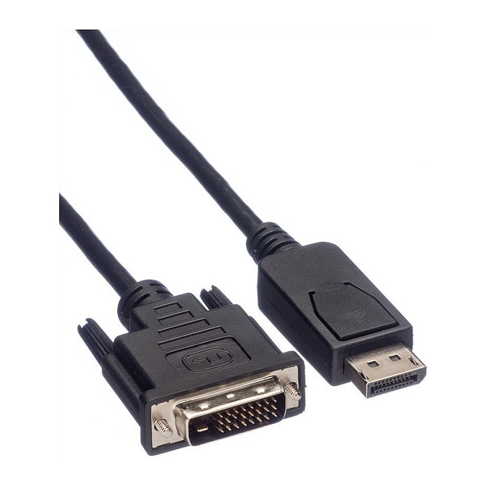 ROLINE Cable Adaptador DisplayPort a DVI-D, 1,5 m, Negro ROLINE Cable Adaptador DisplayPort a DVI-D, 1,5 m, Negro