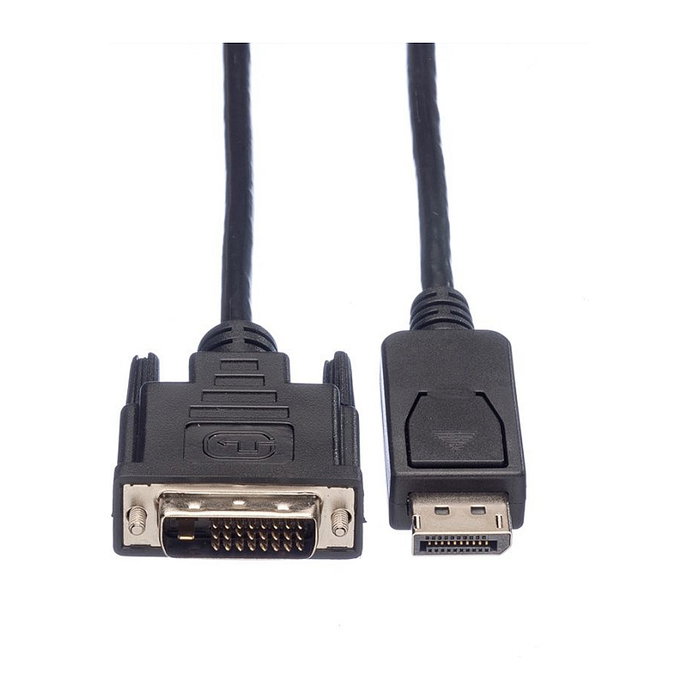 ROLINE Cable Adaptador DisplayPort a DVI-D, 1,5 m, Negro ROLINE Cable Adaptador DisplayPort a DVI-D, 1,5 m, Negro