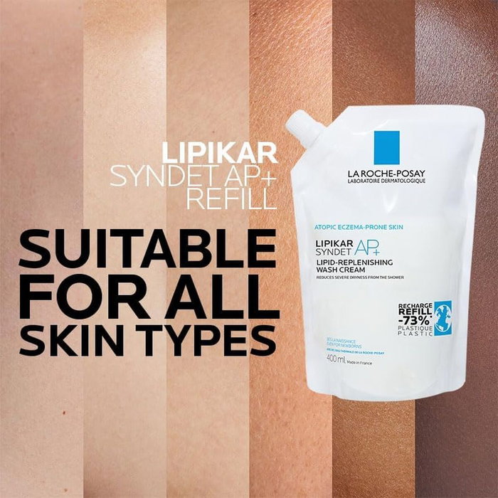 La Roche Posay LIPIKAR SYNDET AP+ Crema de Ducha Relipidante Recarga 400 ml La Roche Posay LIPIKAR SYNDET AP+ Crema de Ducha Relipidante Recarga 400 ml