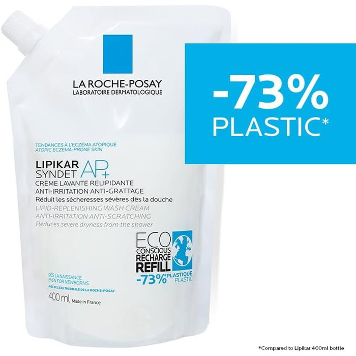 La Roche Posay LIPIKAR SYNDET AP+ Crema de Ducha Relipidante Recarga 400 ml La Roche Posay LIPIKAR SYNDET AP+ Crema de Ducha Relipidante Recarga 400 ml