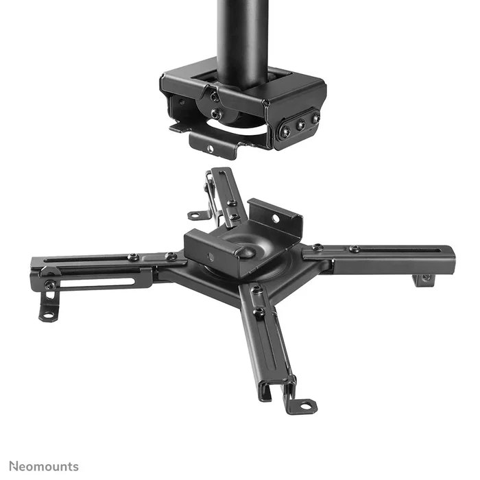 Neomounts CL25-540BL1 Soporte de techo universal para proyectores, regulable en altura (60.5-90.5 cm), capacidad 35 kg, negro
