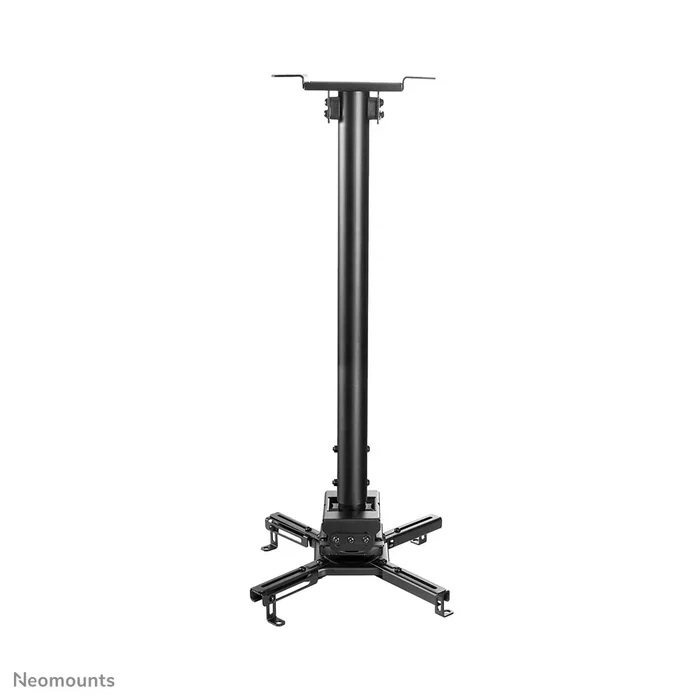 Neomounts CL25-540BL1 Soporte de techo universal para proyectores, regulable en altura (60.5-90.5 cm), capacidad 35 kg, negro