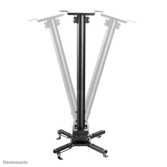 Neomounts CL25-540BL1 Soporte de techo universal para proyectores, regulable en altura (60.5-90.5 cm), capacidad 35 kg, negro