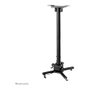 Newstar Neomounts CL25-540BL1 Soporte de techo para proyector ajustable 60,5-90,5 cm