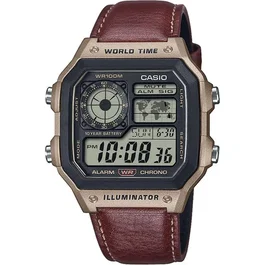 Casio Reloj Hombre AE-1200WHL Negro Cuarzo Digital