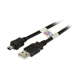 EFB Elektronik Cable USB 2.0 A a Mini-USB B 1,8m Negro