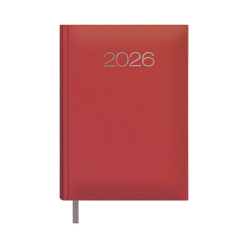 Agenda Anual (2026) Dohe Lisboa Cosida Tapa Extra Polipiel 140X200 D/P Rojo