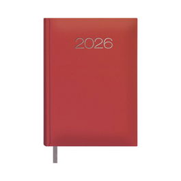 Agenda Anual (2026) Dohe Lisboa Cosida Tapa Extra Polipiel 140X200 D/P Rojo