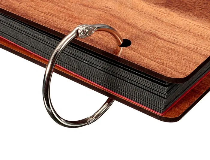 Liderpapel Anilla Bisagra N.2 Niquelada Diámetro 30 mm Caja de 20 Unidades