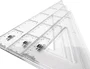 Liderpapel Cartabón de Plástico Cristal 20 cm