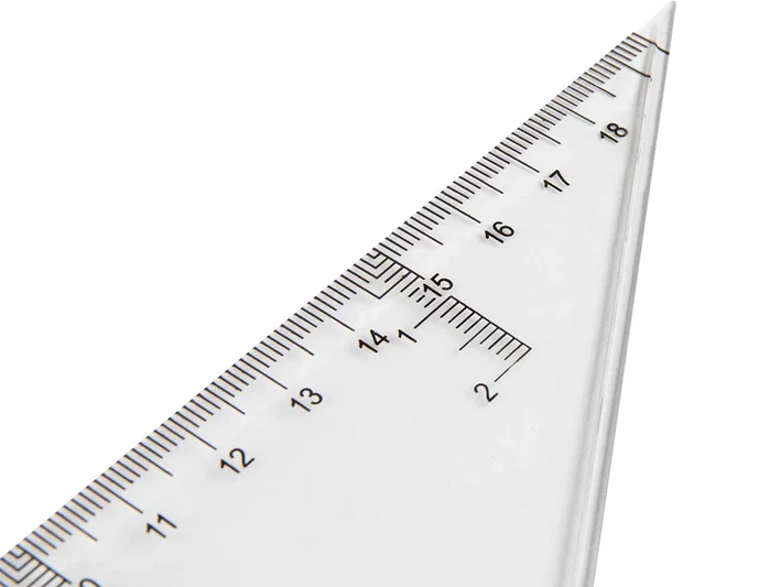 Liderpapel Cartabón de Plástico Cristal 20 cm Liderpapel Cartabón de Plástico Cristal 20 cm