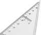 Liderpapel Cartabón de Plástico Cristal 20 cm