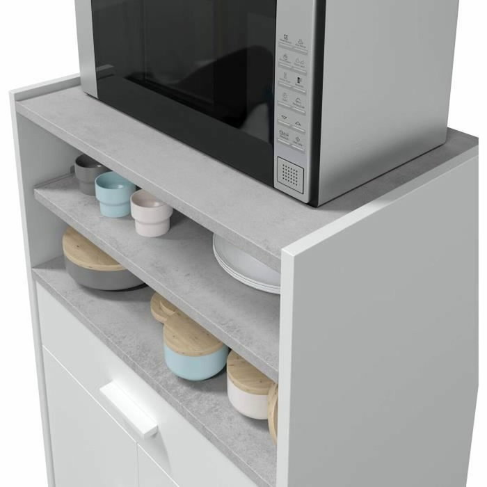 Forés/Arkit Mueble auxiliar de cocina para microondas con ruedas Forés/Arkit Mueble auxiliar de cocina para microondas con ruedas