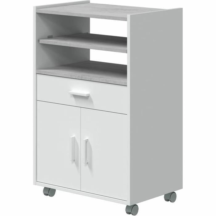 Forés/Arkit Mueble auxiliar de cocina para microondas con ruedas Forés/Arkit Mueble auxiliar de cocina para microondas con ruedas