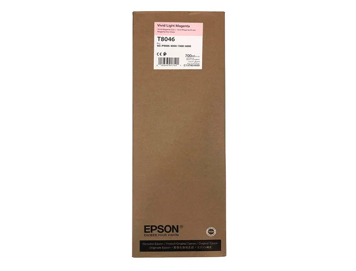 Epson T55K6N Vivid Light Magenta UltraChrome HDX/HD 700ml Epson T55K6N Vivid Light Magenta UltraChrome HDX/HD 700ml