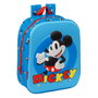 Safta Mochila de Guardería 3D Mickey Mouse Rojo