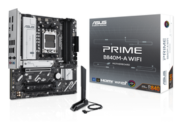 ASUS PRIME B840M-A WiFi Placa Base AMD B840 Zócalo AM5 DDR5 Micro ATX Wi-Fi 6E