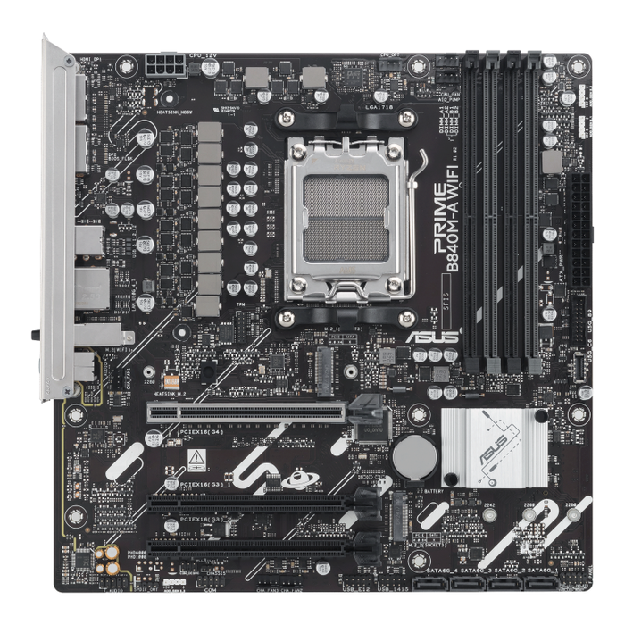 ASUS PRIME B840M-A WiFi Placa Base AMD B840 Zócalo AM5 DDR5 Micro ATX Wi-Fi 6E