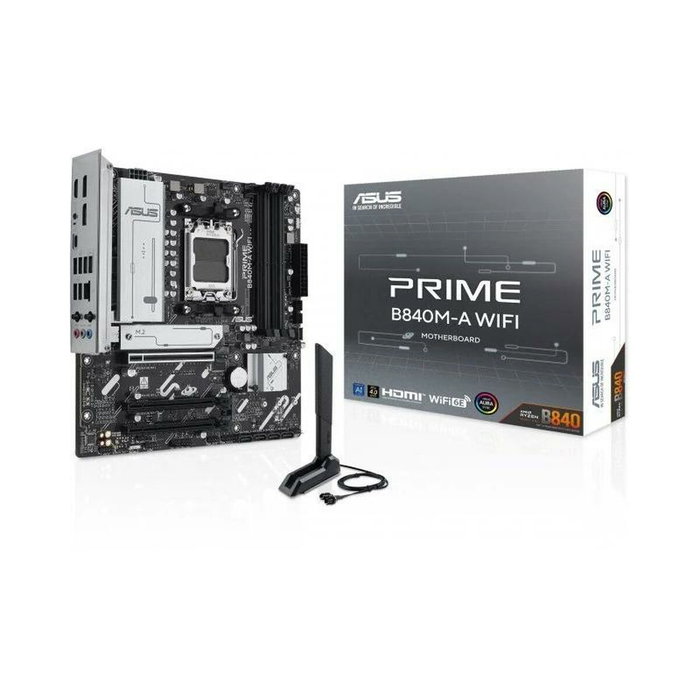 ASUS PRIME B840M-A WIFI Micro ATX con Socket AM5 y DDR5 ASUS PRIME B840M-A WIFI Micro ATX con Socket AM5 y DDR5