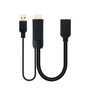Nanocable Conversor HDMI 2.0 a DisplayPort V1.2 Negro 20 cm