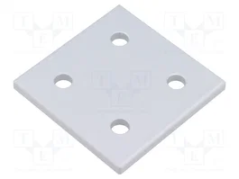 FATH Placa plana para perfiles de aluminio 76x76x6mm