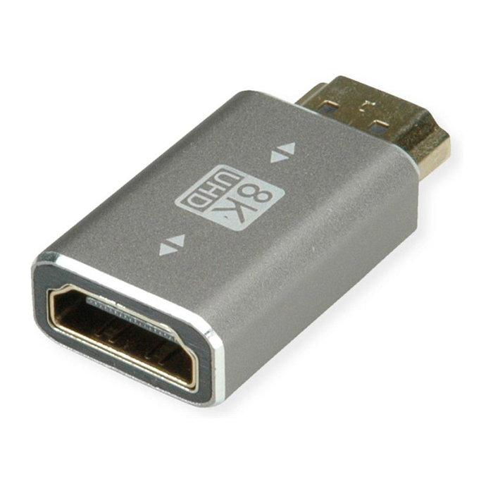 ROLINE Adaptador HDMI 8K 12.03.3250 Macho a Hembra Plata