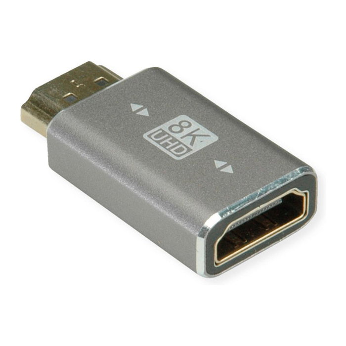 ROLINE Adaptador HDMI 8K 12.03.3250 Macho a Hembra Plata