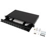 LANBERG FOP1-12SD-LQB Panel de parcheo 1U Negro