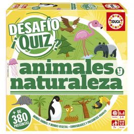 EDUCA BORRAS Juego Desafío Quiz Animales y Naturaleza