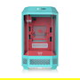 Thermaltake The Tower 250 Caja PC Mini Tower, Mini-ITX, Color Menta y Rojo