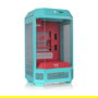 Thermaltake The Tower 250 Caja PC Mini Tower, Mini-ITX, Color Menta y Rojo