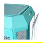 Thermaltake The Tower 250 Caja PC Mini Tower, Mini-ITX, Color Menta y Rojo