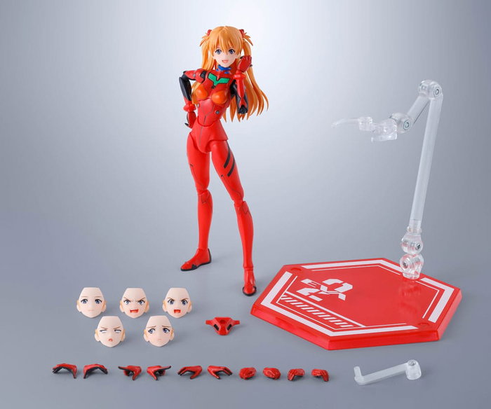 Tamashii Nations S.H. Figuarts Asuka Shikinami Langley Evangelion 14 cm