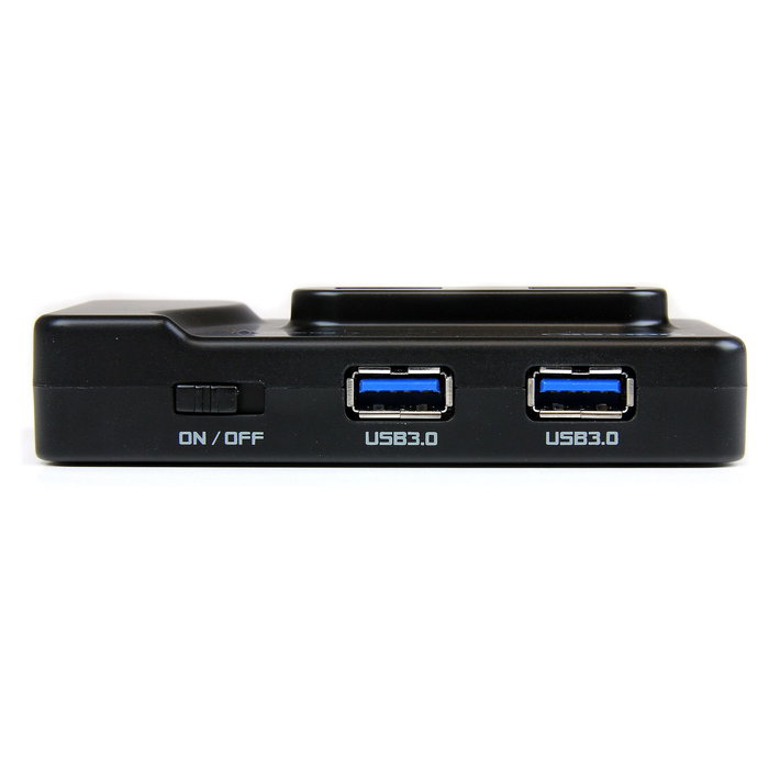 StarTech.com Hub USB 3.2 Gen 1 de 6 Puertos (2x USB 3.0 + 4x USB 2.0) con Puerto de Carga de 2A, Negro - Adaptador Concentrador con Alimentación CC