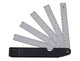 Pardo Escala pardo abanico 10 escalas 15 cm con estuche similpiel