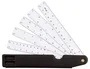 Pardo Escala pardo abanico 10 escalas 15 cm con estuche similpiel