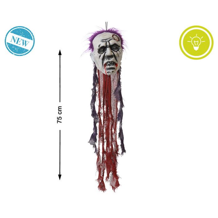 Figura Colgante Zombie 75 cm con Luz LED
