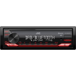 JVC KD-X282DBT Receptor de medios para automóvil Negro