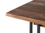GINER Y COLOMER Mesa de Comedor Rectangular de Palisandro con Patas de Metal 148cm