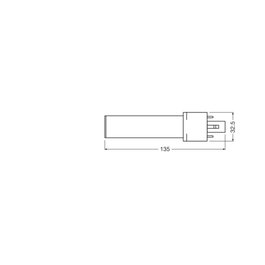 Ledvance DULUX G23 3,5 W 360 lm 3000 K 120º IP20