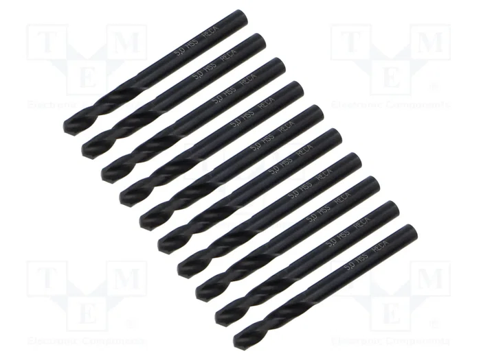 RECA Broca para metal de acero rápido HSS de 5 mm RECA Broca para metal de acero rápido HSS de 5 mm