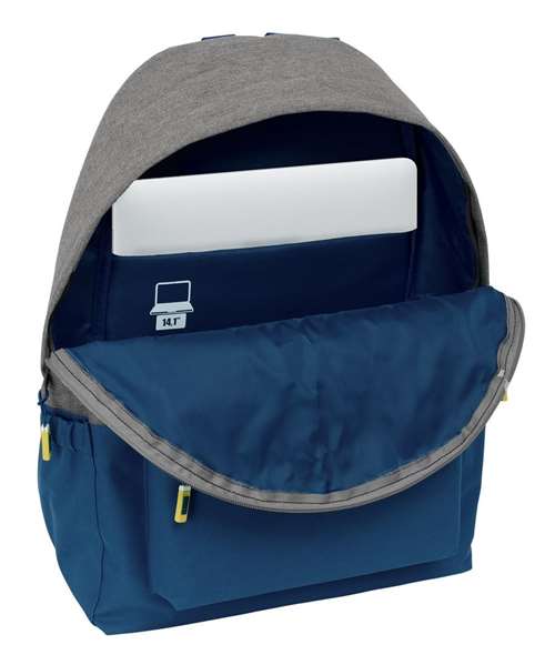 Mochila para Portátil Munich Street Azul Gris 31 x 43 x 13 cm
