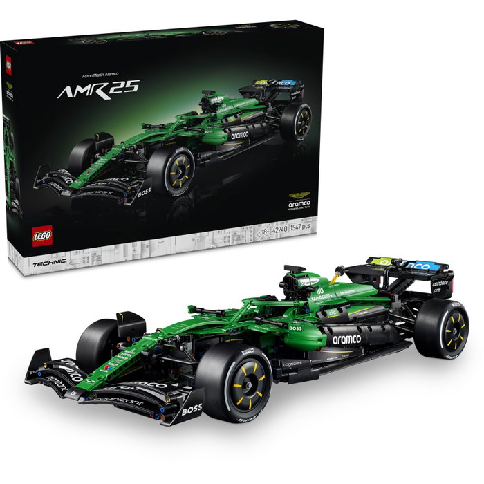 LEGO Technic 42240 Aston Martin Aramco AMR25 F1 LEGO Technic 42240 Aston Martin Aramco AMR25 F1